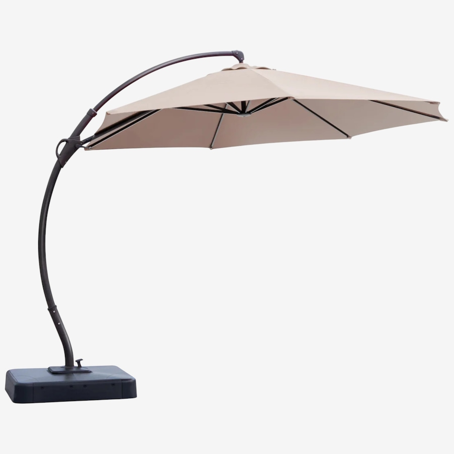 Image 759847.jpg, Product 759-847 / Price $449.99, Lausaint 11' Cantilever Umbrella with Base (beige) from Lausaint on TSC.ca's Home & Garden department