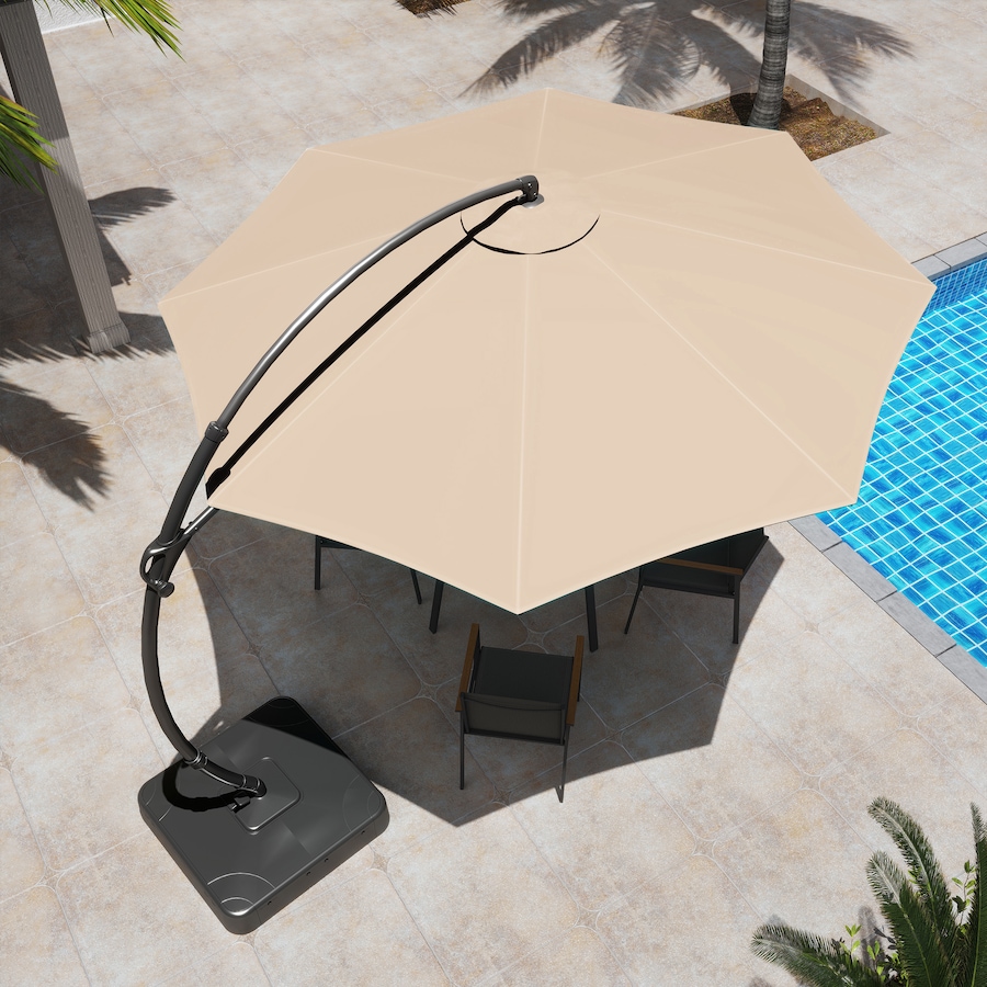 Image 759847_ALTMORE5.jpg, Product 759-847 / Price $449.99, Lausaint 11' Cantilever Umbrella with Base (beige) from Lausaint on TSC.ca's Home & Garden department