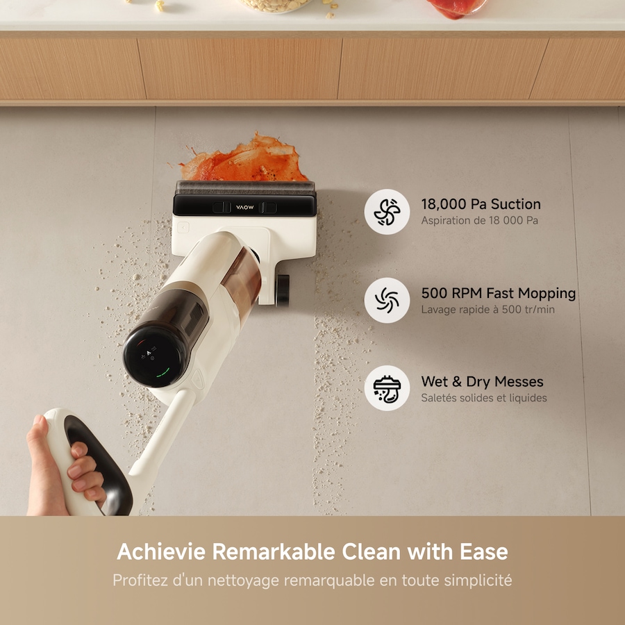 Image 759857_ALTMORE2.jpg, Product 759-857 / Price $399.00, Mova K30 SE Wet Dry Vacuum Cleaner, 180° Lie-Flat Reach Smart Vacuum Mop from MOVA on TSC.ca's Home & Garden department