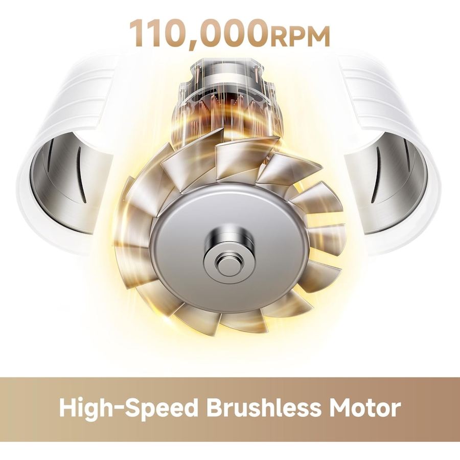 Image 759859_ALTMORE5.jpg, Product 759-859 / Price $89.00, Mova Turbo Hair Dryer, 110,000 rpm High-Speed Motor (white) from MOVA on TSC.ca's Beauty department
