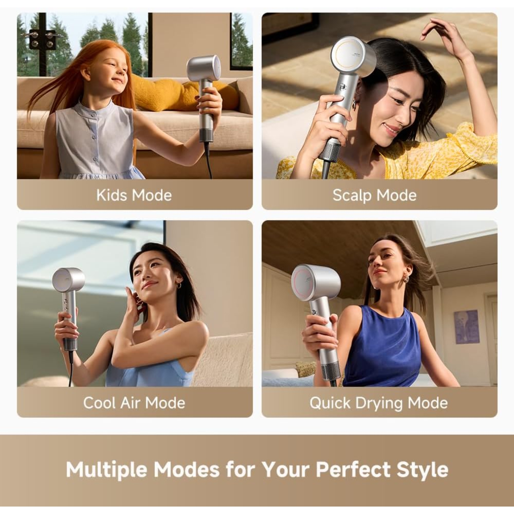 Mova Shine 10 Hair Dryer, 110,000 rpm High-Speed Brushless Motor
