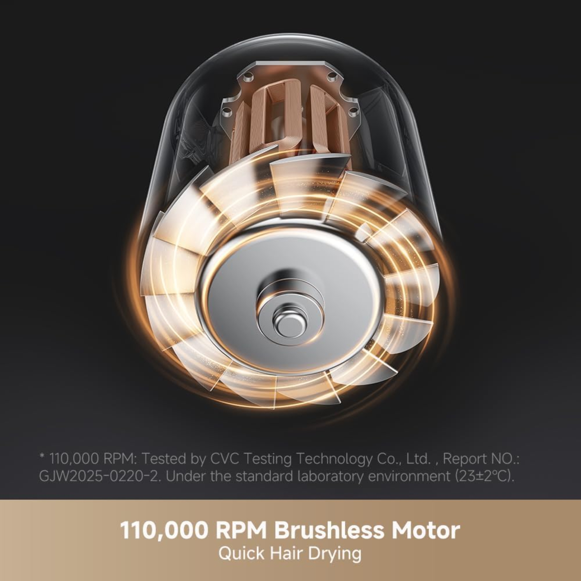Mova Shine 10 Hair Dryer, 110,000 rpm High-Speed Brushless Motor