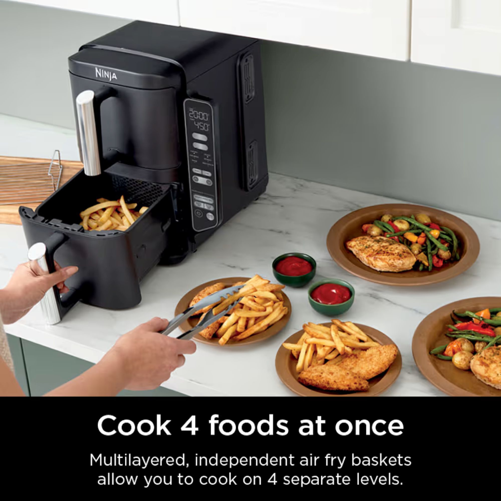 Ninja DoubleStack 8-Quart, 6-in-1, 2-Basket Air Fryer - TSC.ca
