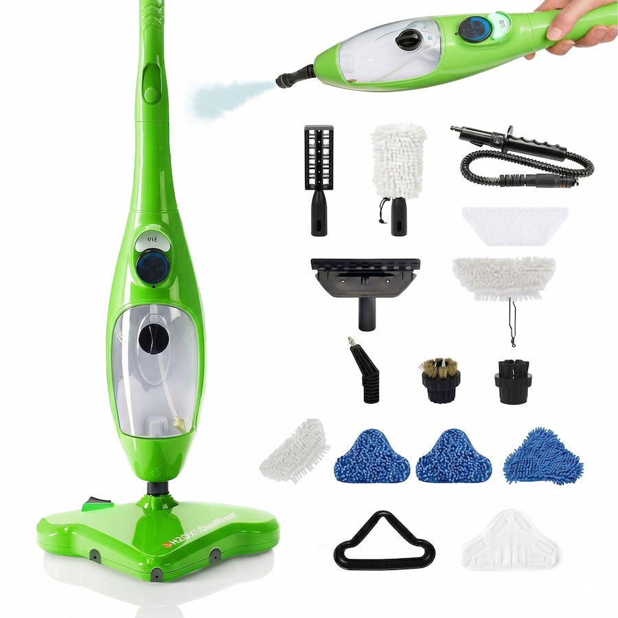 Image 759954.jpg, Product 759-954 / Price $247.98, H2O X5 Dual Blast Steam Mop Bundle plus Elite Cloth Set Bonus from H2O Cleaning on TSC.ca's Home & Garden department