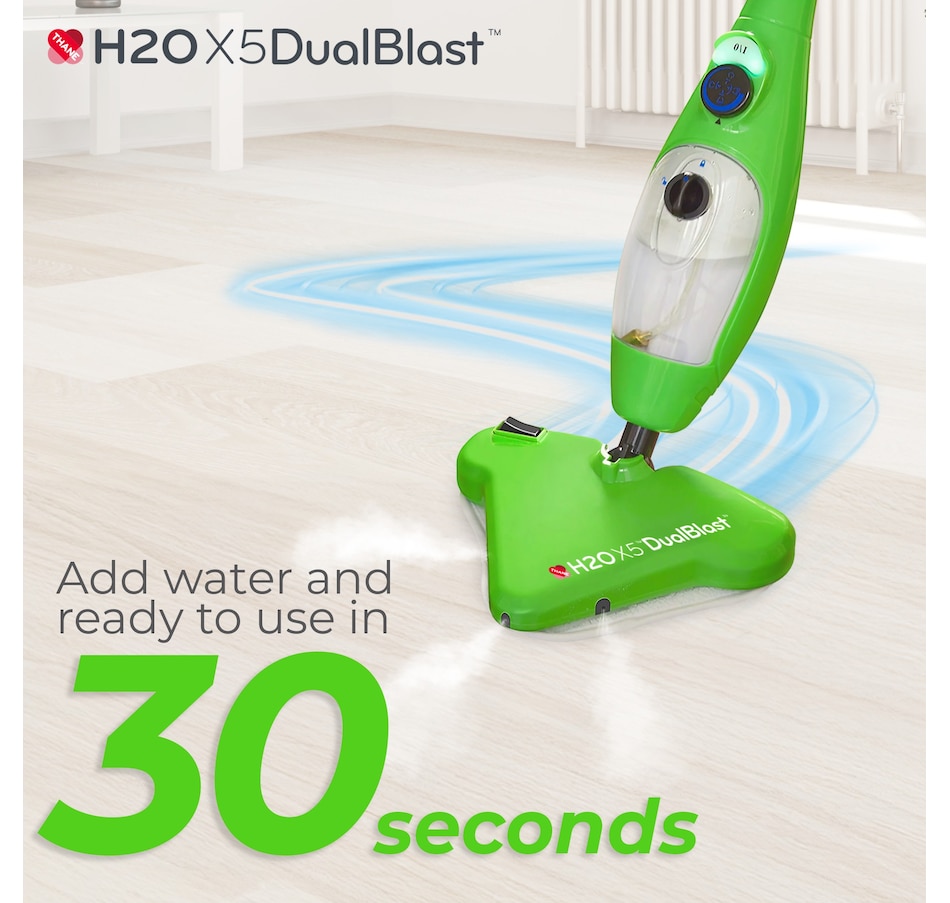 Image 759954_ALTMORE2.jpg, Product 759-954 / Price $169.99, H2O X5 Dual Blast Steam Mop Bundle plus Elite Cloth Set Bonus from H2O Cleaning on TSC.ca's Home & Garden department