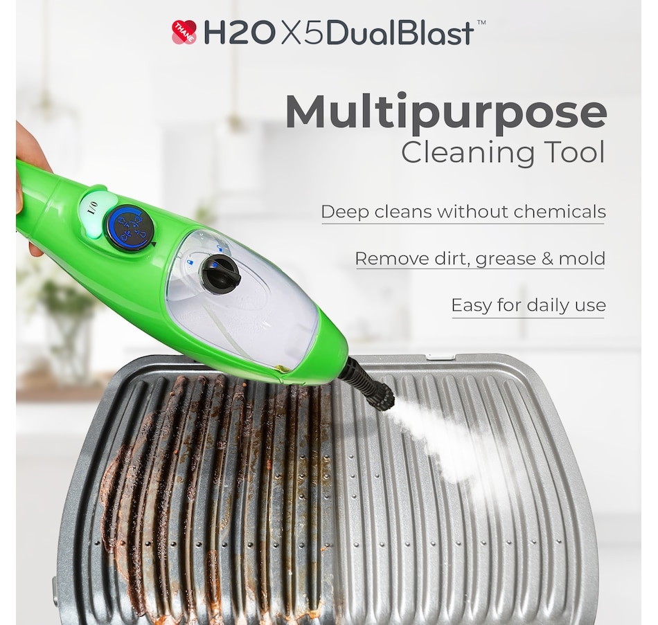 Image 759954_ALTMORE4.jpg, Product 759-954 / Price $169.99, H2O X5 Dual Blast Steam Mop Bundle plus Elite Cloth Set Bonus from H2O Cleaning on TSC.ca's Home & Garden department