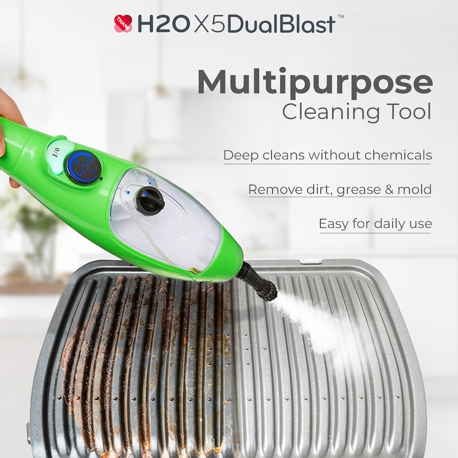 Image 759954_ALTMORE4.jpg, Product 759-954 / Price $247.98, H2O X5 Dual Blast Steam Mop Bundle plus Elite Cloth Set Bonus from H2O Cleaning on TSC.ca's Home & Garden department