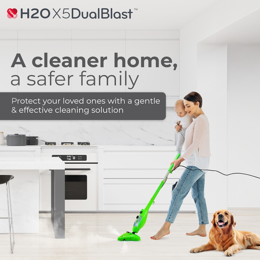 Image 759954_ALTMORE5.jpg, Product 759-954 / Price $247.98, H2O X5 Dual Blast Steam Mop Bundle plus Elite Cloth Set Bonus from H2O Cleaning on TSC.ca's Home & Garden department