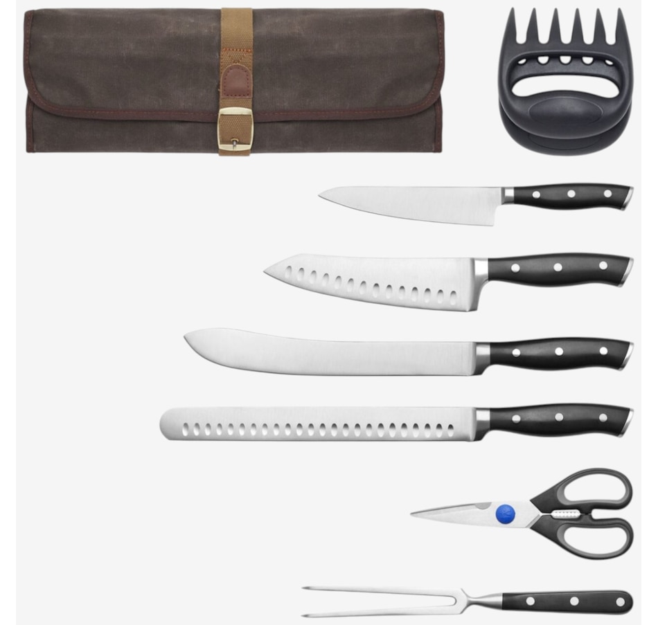 Image 759956.jpg, Product 759-956 / Price $169.99, Henckels Forged Accent 9-Piece Knife Roll Set from Henckels on TSC.ca's Kitchen department