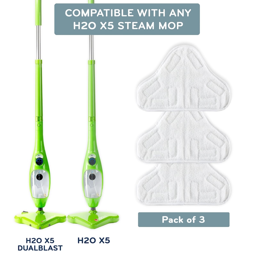 Image 761642_ALTMORE1.jpg, Product 761-642 / Price $39.99, H2O X5 Microfibre Pads (3-pack) from H2O Cleaning on TSC.ca's Home & Garden department