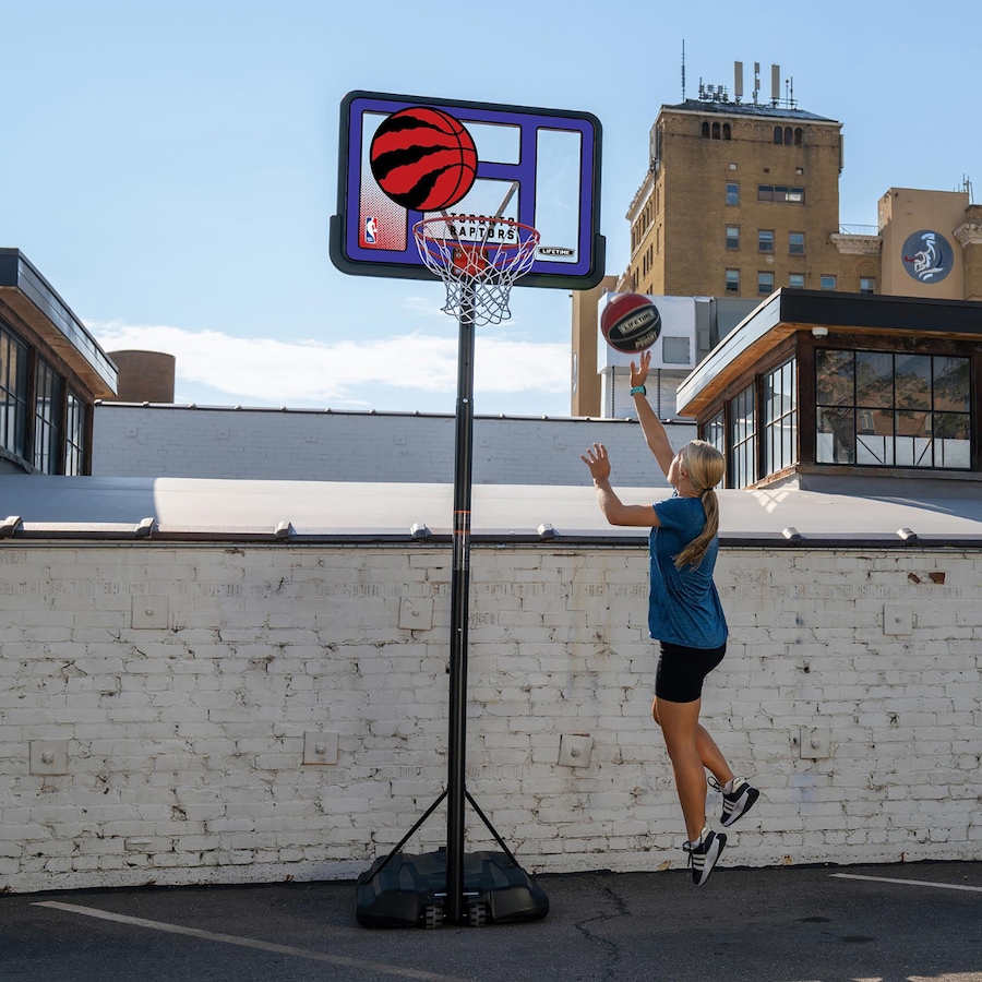 Image 761755_ALTMORE2.jpg, Product 761-755 / Price $599.99, Lifetime 44" Shatterproof Fusion Toronto Raptors Hoop from Lifetime on TSC.ca's Home & Garden department