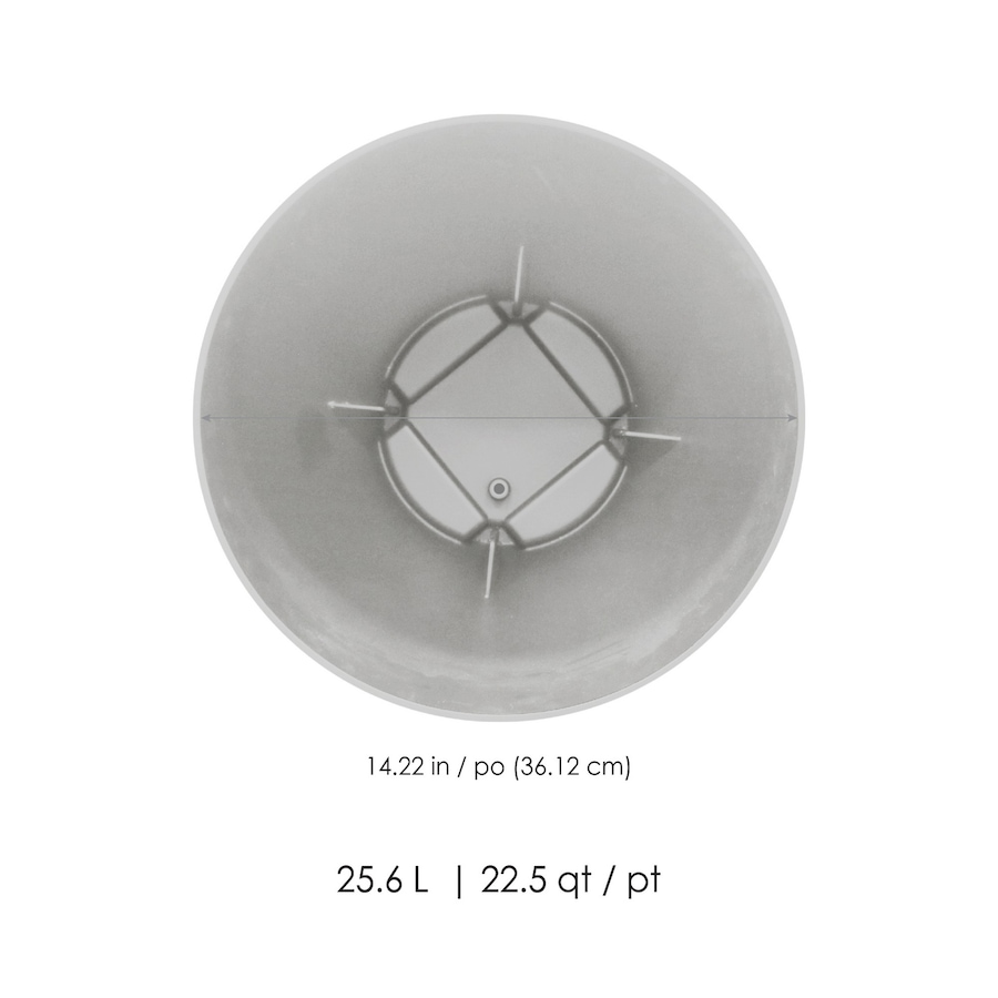 Image 761773_ALTMORE2.jpg, Product 761-773 / Price $79.99, Tierra Verde 14" Madison Smooth White Planter (4-pack) from Tierra Verde on TSC.ca's Home & Garden department