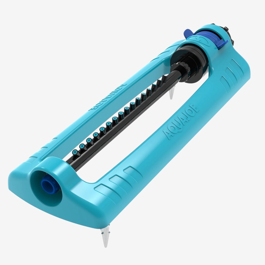 Image 761786_ALTMORE02.jpg, Product 761-786 / Price $47.99, Aqua Joe Oscillating Sprinkler with 3,400-Square-Foot Coverage, 16 Nozzles and Ground Spikes from Snow Joe & Sun Joe on TSC.ca's Home & Garden department