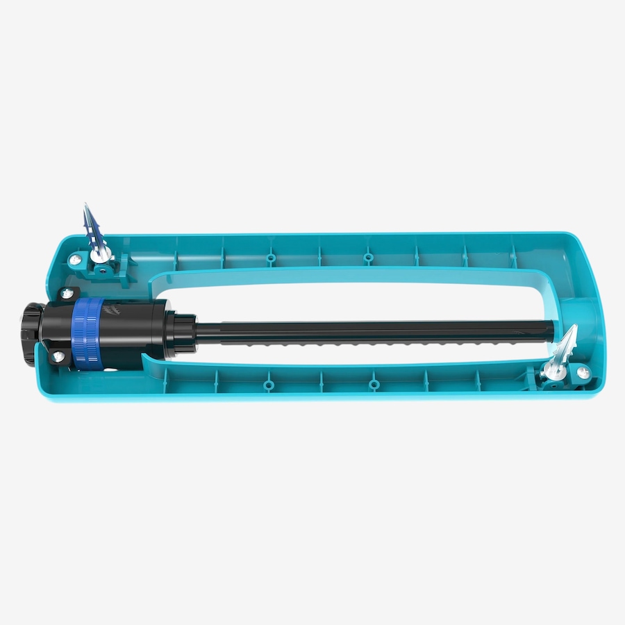 Image 761786_ALTMORE3.jpg, Product 761-786 / Price $47.99, Aqua Joe Oscillating Sprinkler with 3,400-Square-Foot Coverage, 16 Nozzles and Ground Spikes from Snow Joe & Sun Joe on TSC.ca's Home & Garden department