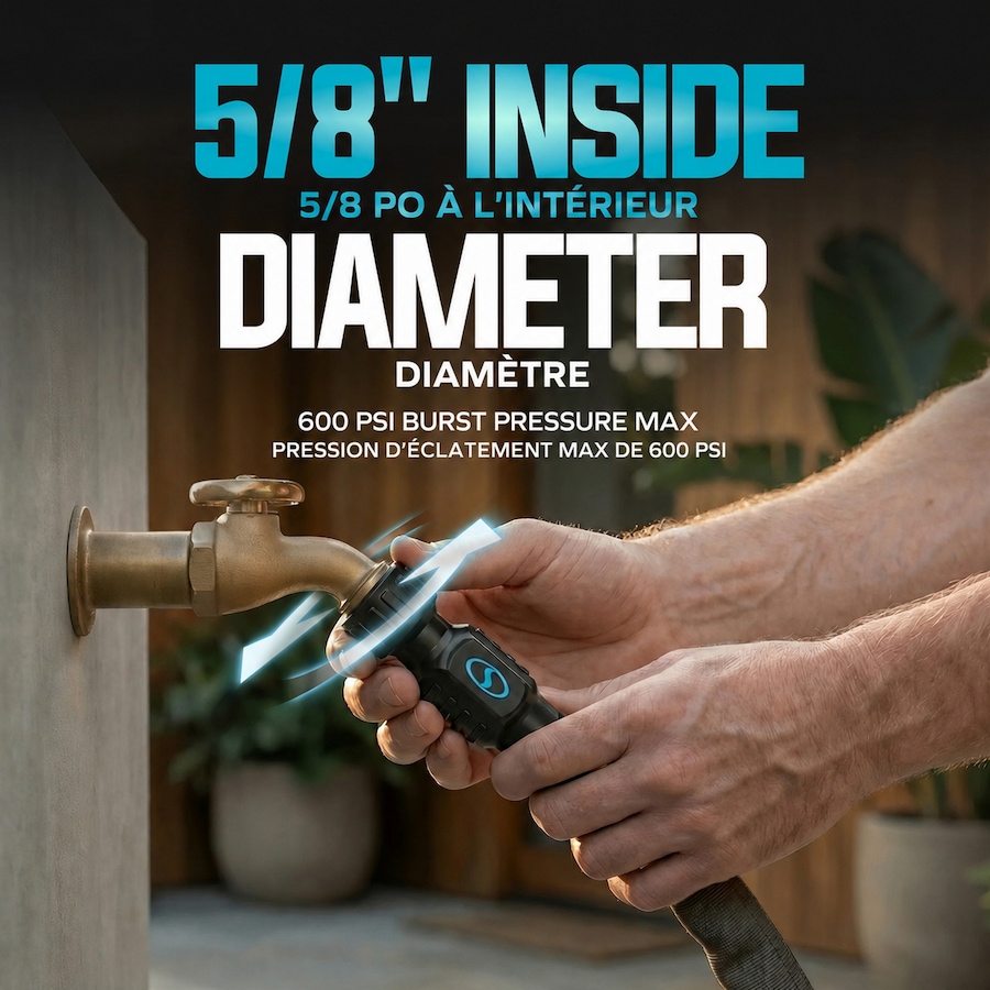 Image 761789_ALTMORE1.jpg, Product 761-789 / Price $44.99 - $109.99, Aqua Joe 2 5/8" FiberJacket Garden Hose from Snow Joe & Sun Joe on TSC.ca's Home & Garden department