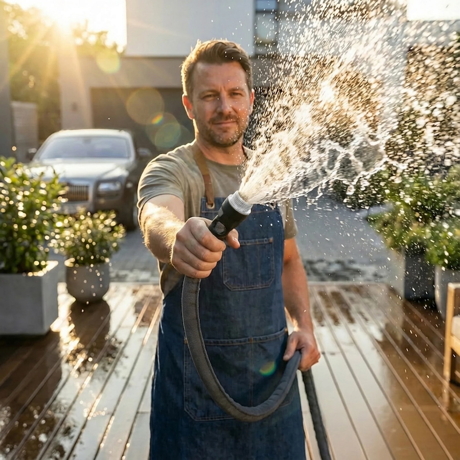 Image 761789_ALTMORE6.jpg, Product 761-789 / Price $44.99 - $109.99, Aqua Joe 2 5/8" FiberJacket Garden Hose from Snow Joe & Sun Joe on TSC.ca's Home & Garden department
