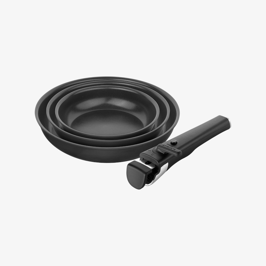 Image 762538.jpg, Product 762-538 / Price $169.99, Zwilling Unlock 4-Piece Aluminum Frying Pan Set from Zwilling on TSC.ca's Kitchen department