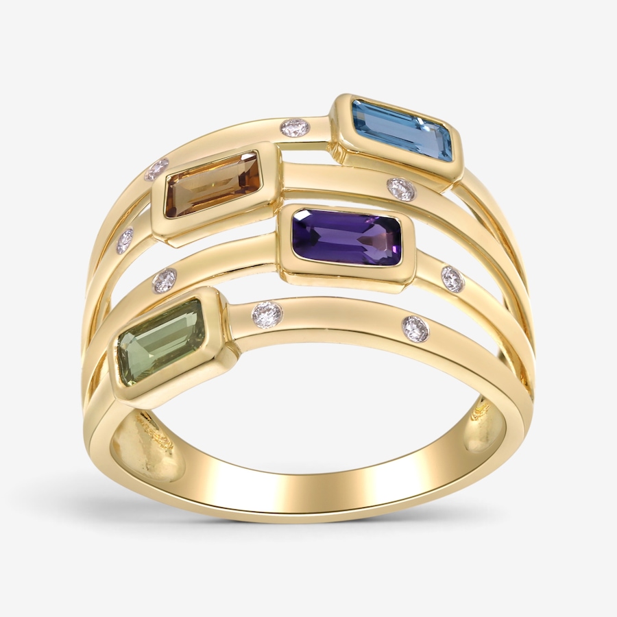 Image 766255_ALTMORE1.jpg, Product 766-255 / Price $1,799.99, 14K Yellow Gold Multi Coloured Amethyst Ring from Gem Creations on TSC.ca's Jewellery department