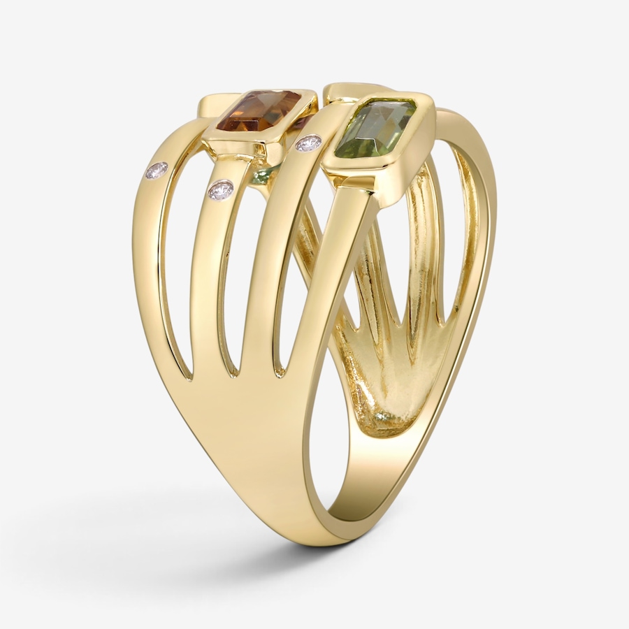 Image 766255_ALTMORE4.jpg, Product 766-255 / Price $1,799.99, 14K Yellow Gold Multi Coloured Amethyst Ring from Gem Creations on TSC.ca's Jewellery department