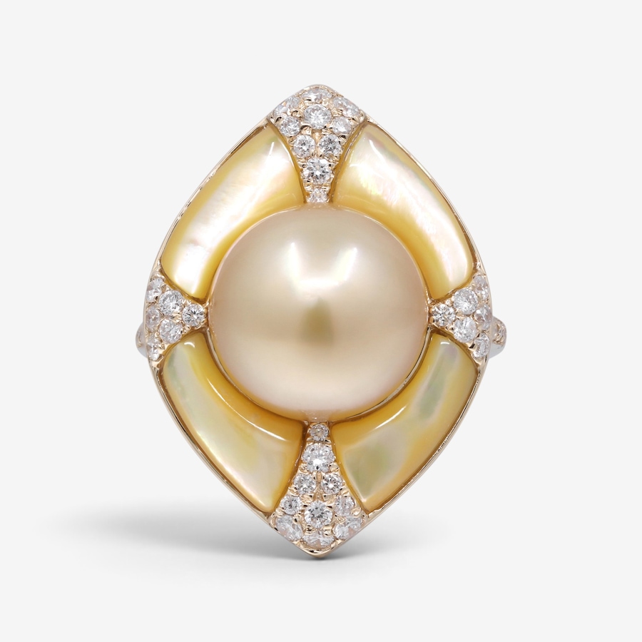 Image 766256.jpg, Product 766-256 / Price $3,499.99, 14K Yellow Gold Pearl Ring from Gem Creations on TSC.ca's Jewellery department