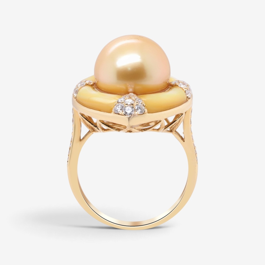 Image 766256_ALTMORE2.jpg, Product 766-256 / Price $3,499.99, 14K Yellow Gold Pearl Ring from Gem Creations on TSC.ca's Jewellery department