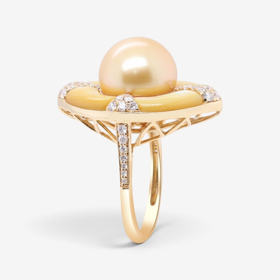 Image 766256_ALTMORE3.jpg, Product 766-256 / Price $3,499.99, 14K Yellow Gold Pearl Ring from Gem Creations on TSC.ca's Jewellery department