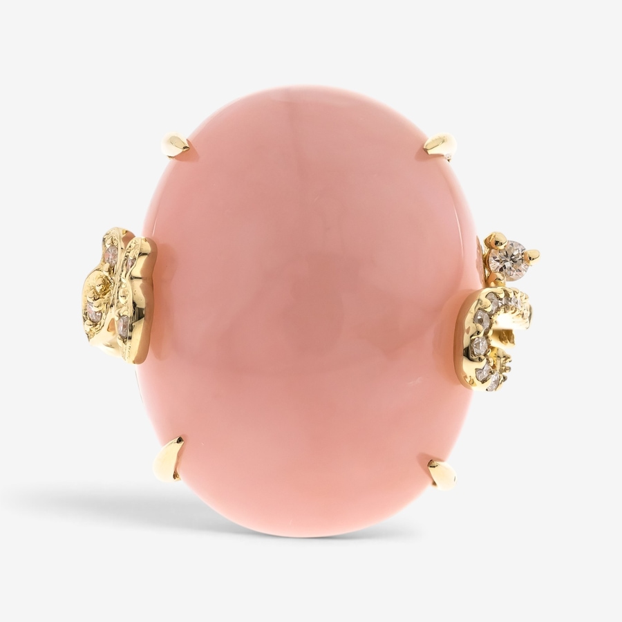 Image 766257.jpg, Product 766-257 / Price $1,599.99, 14K Yellow Gold Pink Opal Ring from Gem Creations on TSC.ca's Jewellery department