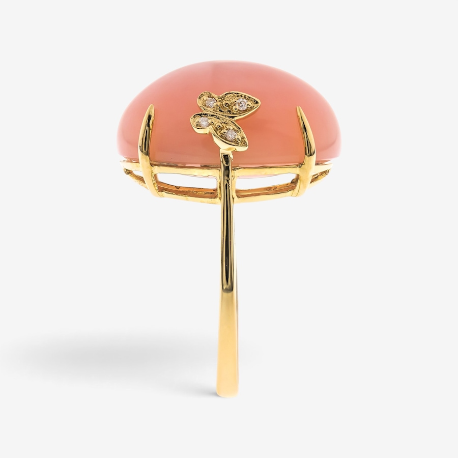 Image 766257_ALTMORE2.jpg, Product 766-257 / Price $1,599.99, 14K Yellow Gold Pink Opal Ring from Gem Creations on TSC.ca's Jewellery department