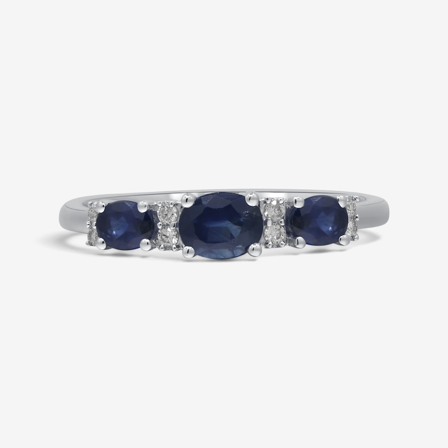 Image 766258.jpg, Product 766-258 / Price $1,129.99, 14K White Gold Blue Sapphire Band from Gem Creations on TSC.ca's Jewellery department