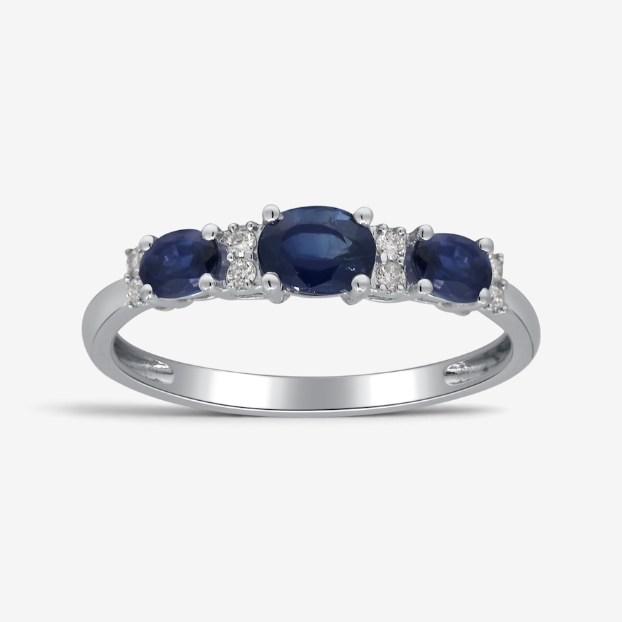 Image 766258_ALTMORE1.jpg, Product 766-258 / Price $1,129.99, 14K White Gold Blue Sapphire Band from Gem Creations on TSC.ca's Jewellery department