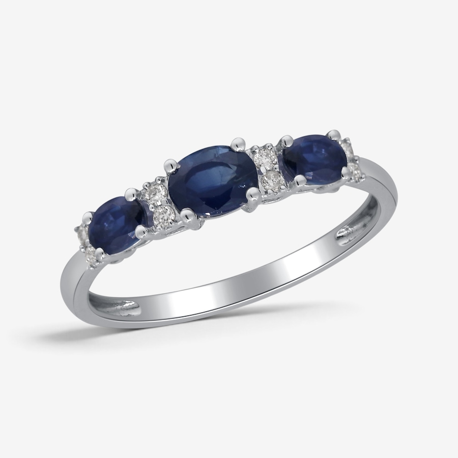 Image 766258_ALTMORE2.jpg, Product 766-258 / Price $1,129.99, 14K White Gold Blue Sapphire Band from Gem Creations on TSC.ca's Jewellery department