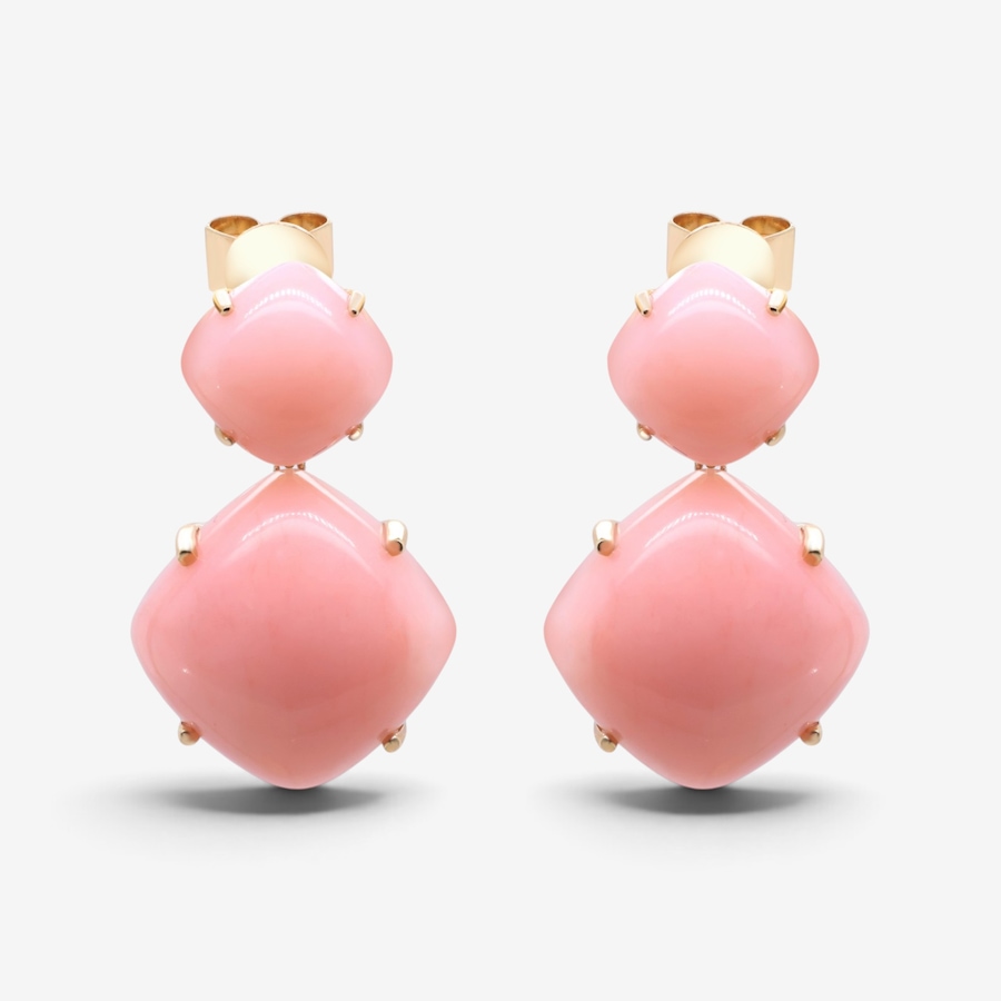 Image 766266.jpg, Product 766-266 / Price $2,299.99, 14K Yellow Gold Pink Opal Earrings from Gem Creations on TSC.ca's Jewellery department