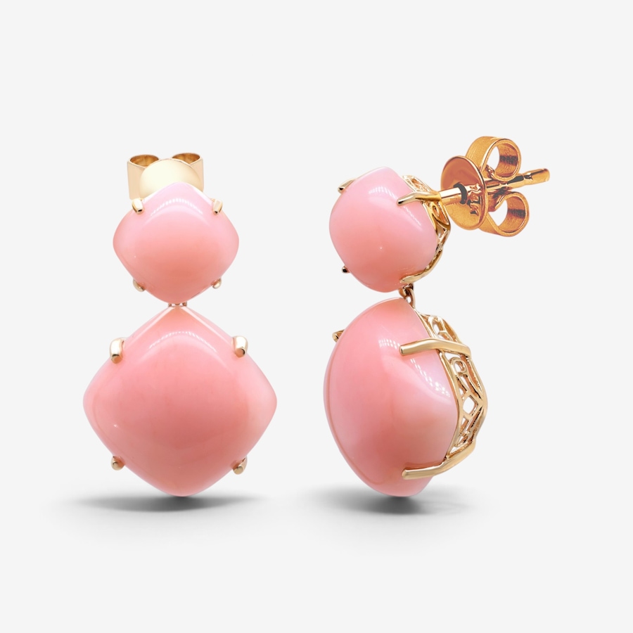 Image 766266_ALTMORE1.jpg, Product 766-266 / Price $2,299.99, 14K Yellow Gold Pink Opal Earrings from Gem Creations on TSC.ca's Jewellery department