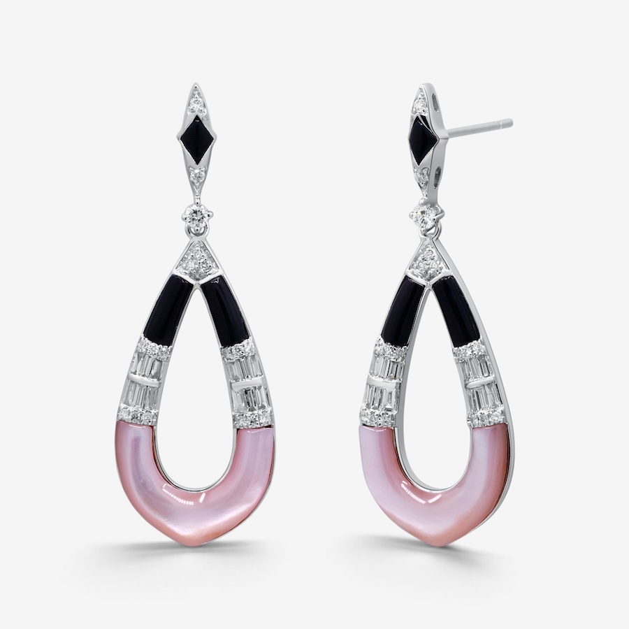 Image 766267_ALTMORE1.jpg, Product 766-267 / Price $3,299.99, 14K White Gold Mother Of Pearl Earrings from Gem Creations on TSC.ca's Jewellery department