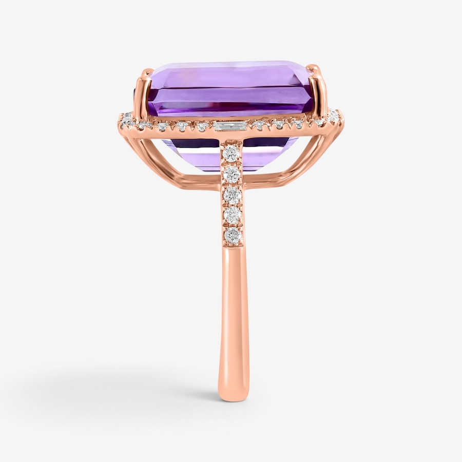 Image 766308_ALTMORE2.jpg, Product 766-308 / Price $2,299.99, EFFY 14K Rose Gold, Pink Amethyst and Diamond Ring from Effy Jewellery on TSC.ca's Jewellery department