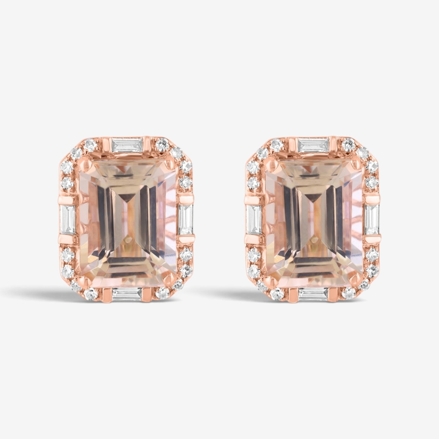 Image 766309_ALTMORE1.jpg, Product 766-309 / Price $1,899.99, EFFY 14K Yellow and Rose Gold, Morganite and Diamond Earrings from Effy Jewellery on TSC.ca's Jewellery department