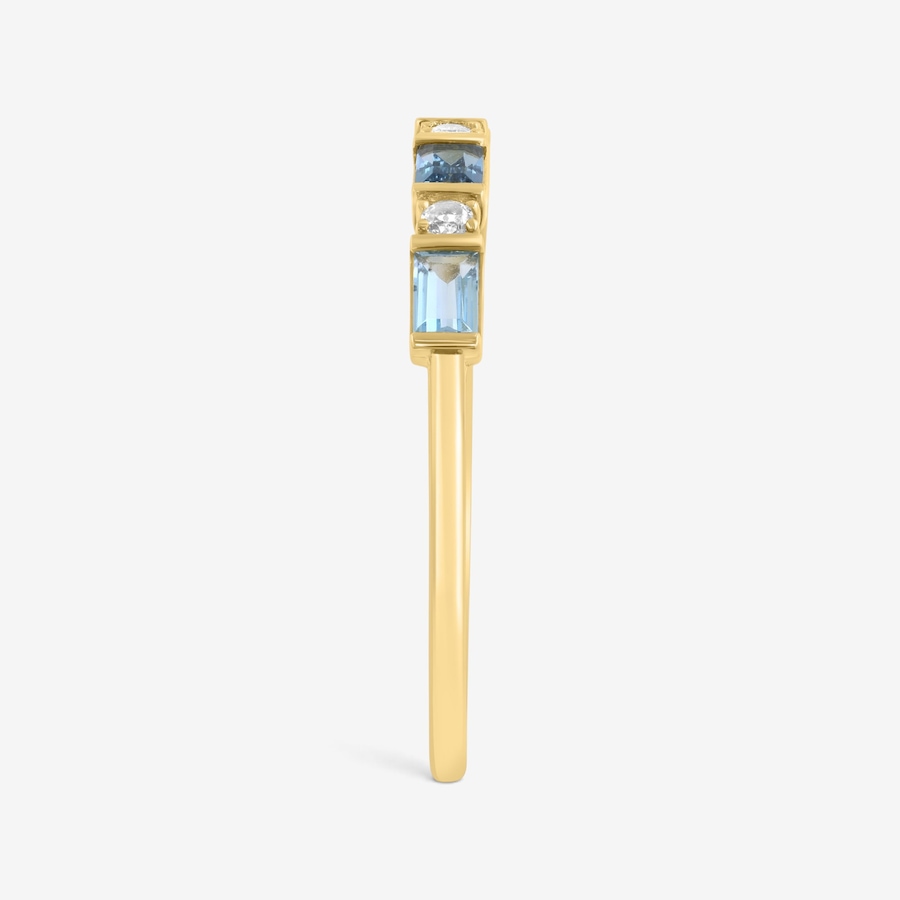 Image 766311_ALTMORE2.jpg, Product 766-311 / Price $649.99, EFFY 14K Yellow and Rose Gold, Blue Topaz, London Blue Topaz and White Topaz Ring from Effy Jewellery on TSC.ca's Jewellery department