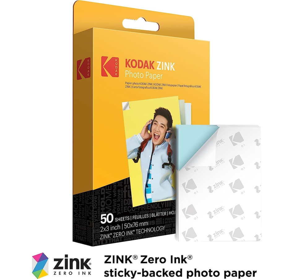 Image 800806_ALTMORE1.jpg, Product 800-806 / Price $79.99, Kodak Zink Photo Paper 2x3" (50 Pack), and Photo Album Fun Accessory Kit from Kodak on TSC.ca's Toys & Hobbies department