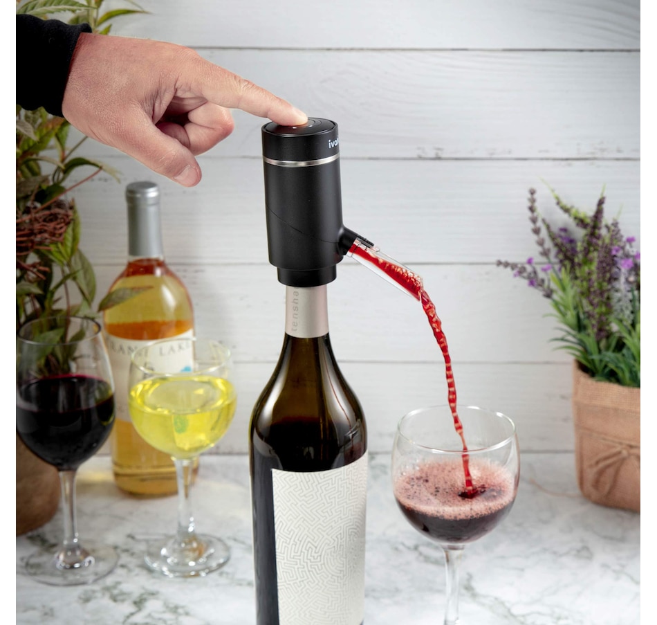 Image 800807_ALTMORE7.jpg, Product 800-807 / Price $54.99, Ivation Electric Wine Aerator and Dispenser, Rechargeable Automatic Wine Pourer with Touch Button from Ivation on TSC.ca's Kitchen department