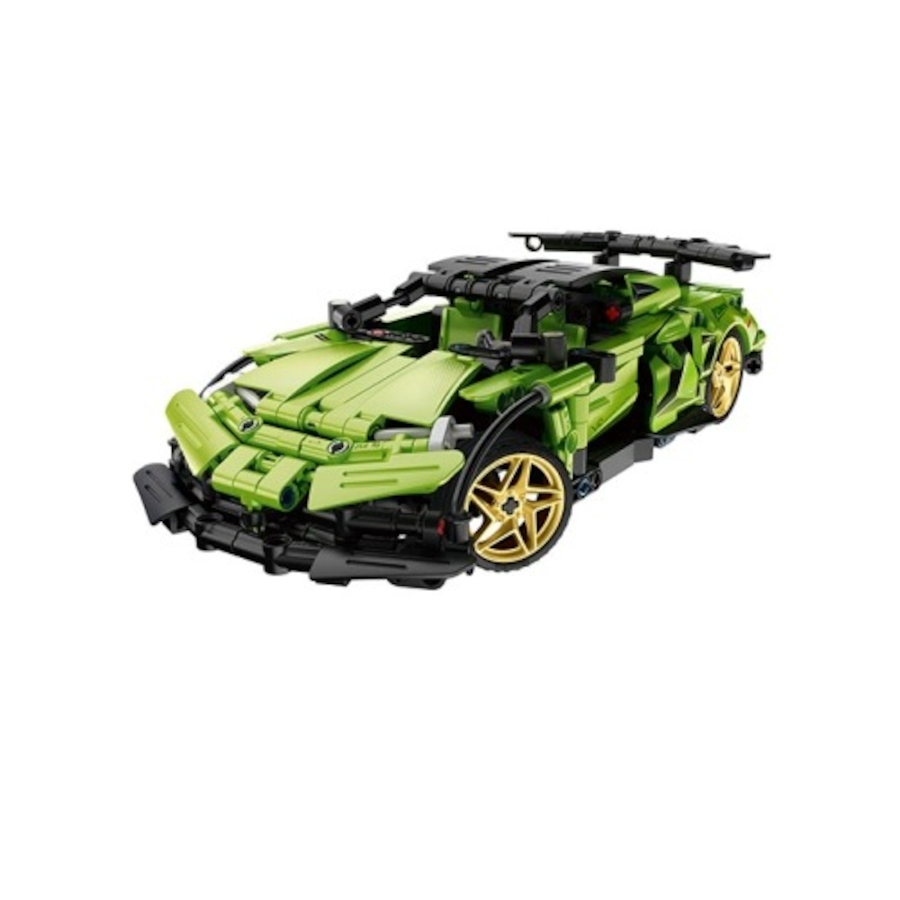 Image 800826_ALTMORE1.jpg, Product 800-826 / Price $59.99, Super Sports Car (Green) Premium Building Block Kit | 429 Pieces | R/C 2.4GHz with Application Programming | Educational STEM Toy for Ages 6+ | Advanced Remote Control Racing Car Construction Set from Tradeopia on TSC.ca's Toys & Hobbies department