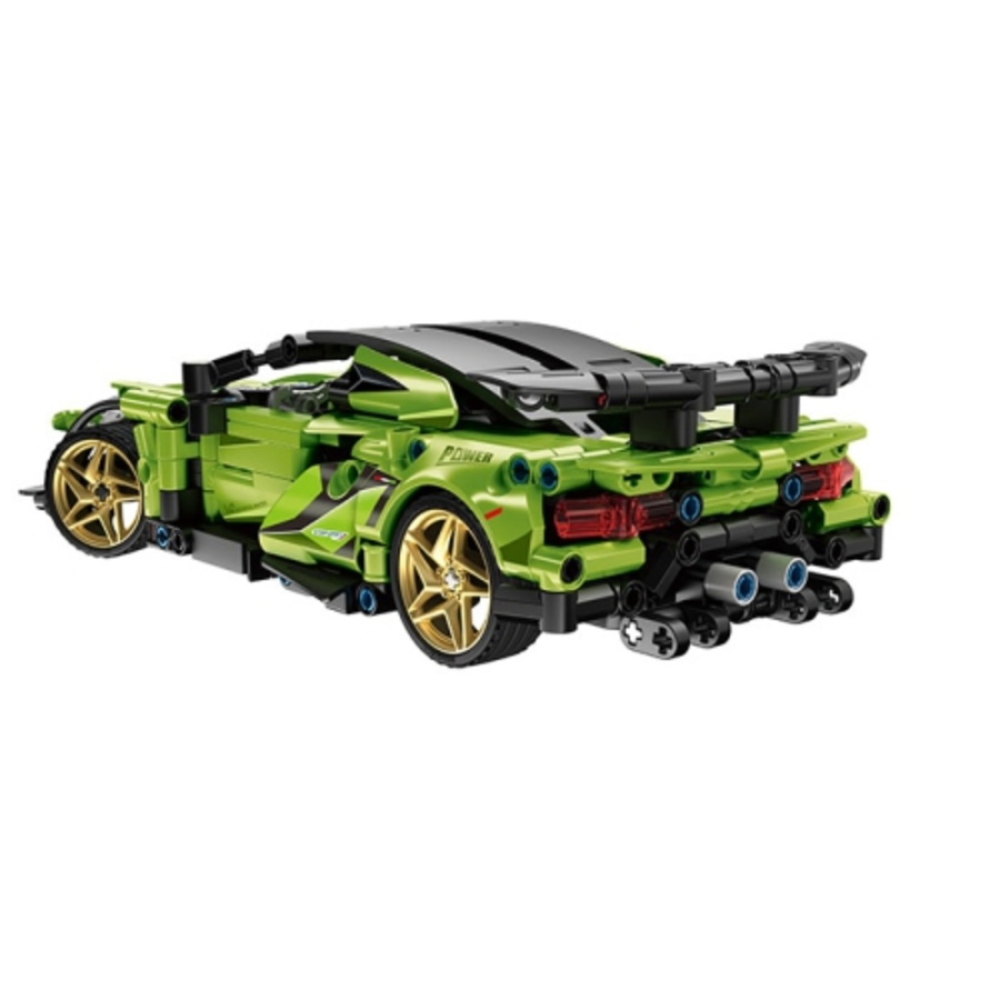Image 800826_ALTMORE2.jpg, Product 800-826 / Price $59.99, Super Sports Car (Green) Premium Building Block Kit | 429 Pieces | R/C 2.4GHz with Application Programming | Educational STEM Toy for Ages 6+ | Advanced Remote Control Racing Car Construction Set from Tradeopia on TSC.ca's Toys & Hobbies department