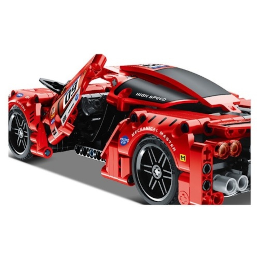 Image 800849_ALTMORE3.jpg, Product 800-849 / Price $34.99, Super Sports Car (Red) DIY Premium Building Block Kit - 437 Pieces with Pull Back Action | STEM Educational Toy for Ages 6+ | Enhance Creativity and Problem-Solving Skills from Tradeopia on TSC.ca's Toys & Hobbies department