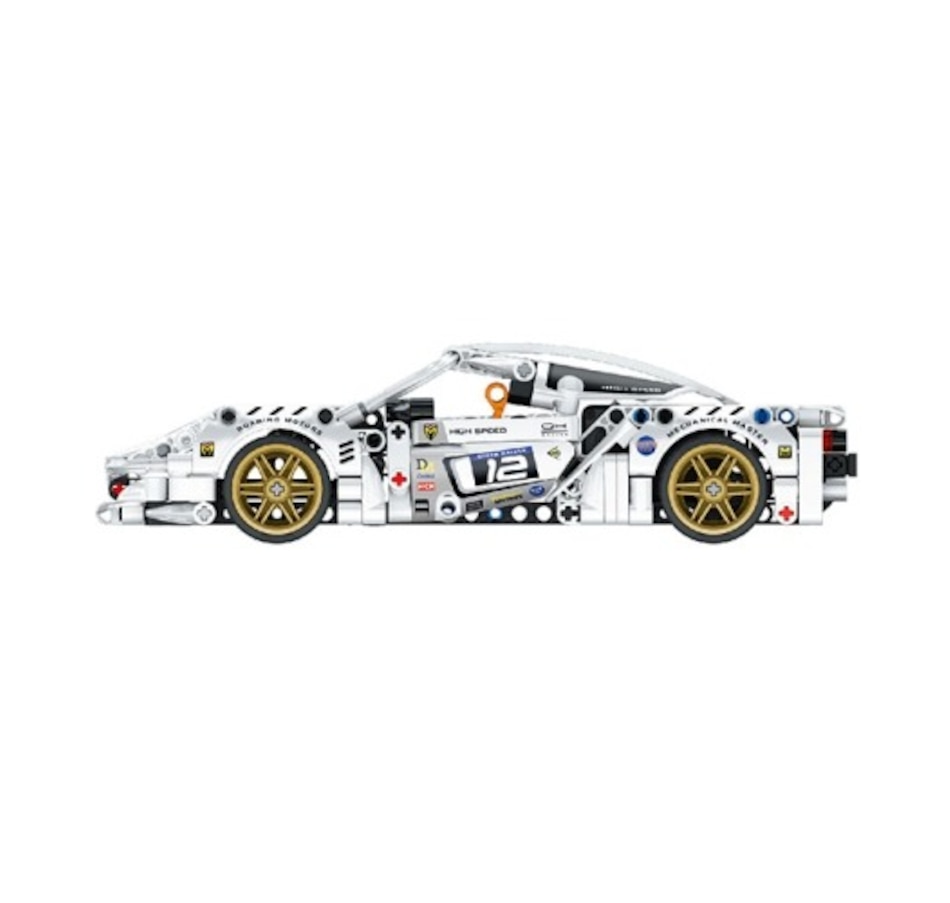 Image 800868_ALTMORE2.jpg, Product 800-868 / Price $36.99, Super Sports Car (White) DIY Premium Building Block Kit - 437 Pieces with Pull Back Action | STEM Educational Toy for Ages 6+ | Enhance Creativity and Engineering Skills from Tradeopia on TSC.ca's Toys & Hobbies department