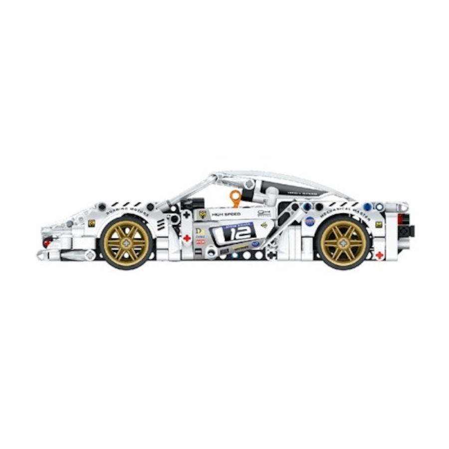 Image 800868_ALTMORE2.jpg, Product 800-868 / Price $34.99, Super Sports Car (White) DIY Premium Building Block Kit - 437 Pieces with Pull Back Action | STEM Educational Toy for Ages 6+ | Enhance Creativity and Engineering Skills from Tradeopia on TSC.ca's Toys & Hobbies department