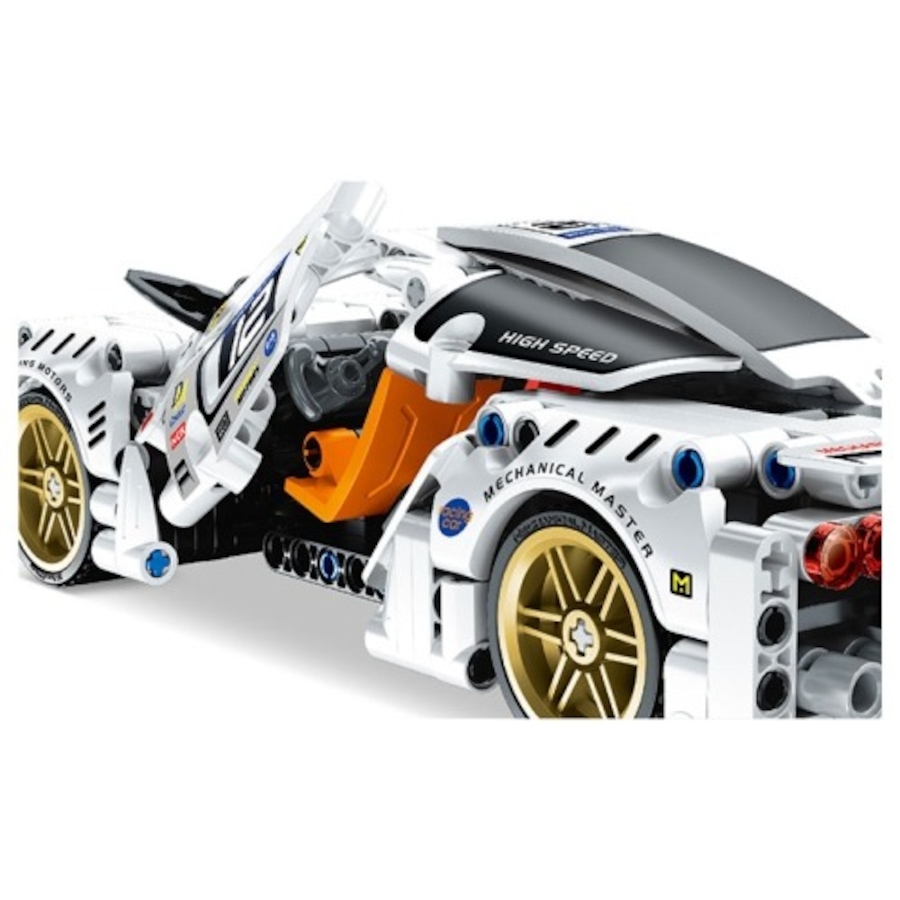 Image 800868_ALTMORE3.jpg, Product 800-868 / Price $34.99, Super Sports Car (White) DIY Premium Building Block Kit - 437 Pieces with Pull Back Action | STEM Educational Toy for Ages 6+ | Enhance Creativity and Engineering Skills from Tradeopia on TSC.ca's Toys & Hobbies department