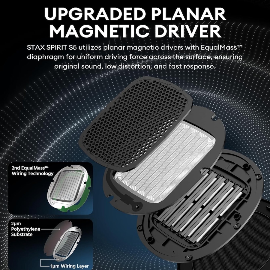 Image 800884_ALTMORE1.jpg, Product 800-884 / Price $679.99, Edifier STAX Spirit S5 Wireless Planar Magnetic Headphones - Black from Edifier on TSC.ca's Electronics department