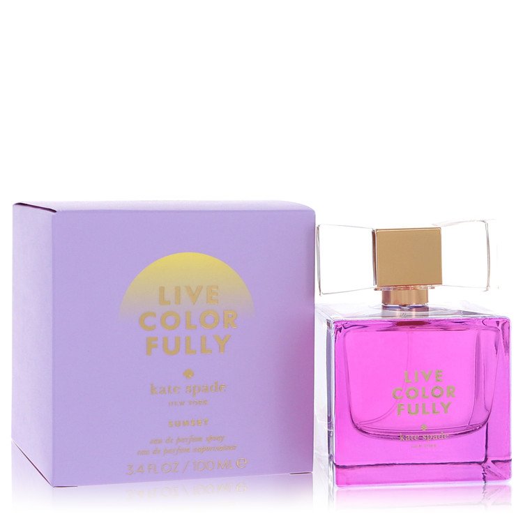 Live Colorfully Sunset By Kate Spade Eau De Parfum Spray 3.4 Oz