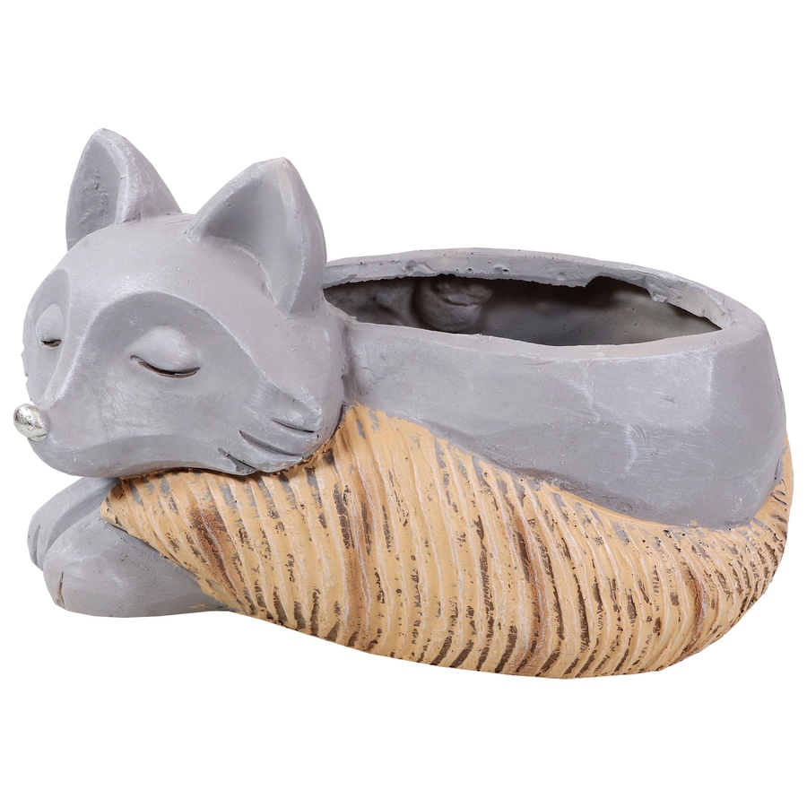Image 808552_ALTMORE20.jpg, Product 808-552 / Price $54.75, Finley the Fox Planter Statue - Indoor Flower Pot - 8-Inch from Sunnydaze Décor on TSC.ca's Home & Garden department