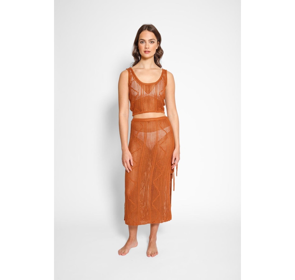 Image 808746_ST02.jpg, Product 808-746 / Price $45.50, Santorini Knit Crop Tank Top from Koy Resort on TSC.ca's Fashion department