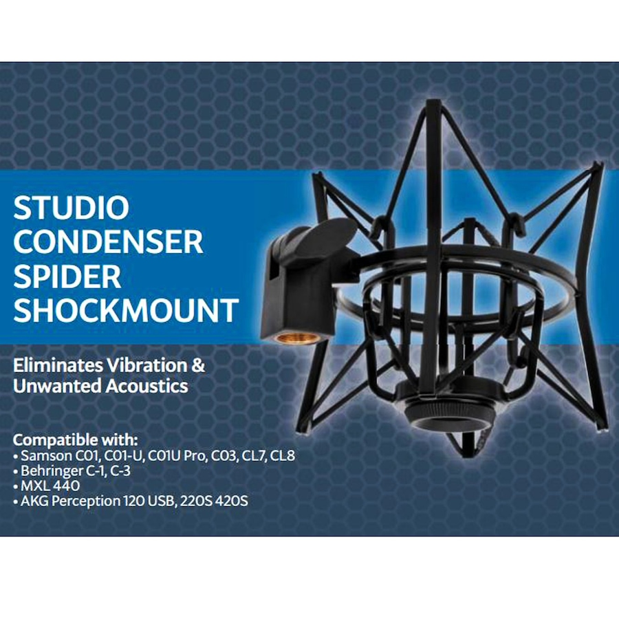 Image 809538_ALTMORE7.jpg, Product 809-538 / Price $44.99, LyxPro MKS1-B Condenser Spider Microphone Shock Mount with Anti Vibration and Isolation from LyxPro on TSC.ca's Toys & Hobbies department